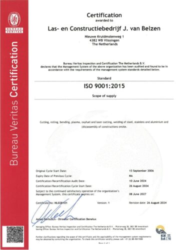 VCA certificaat